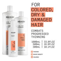 Nioxin - Scalp + Hair Thickening System 4 Conditioner 16.9 oz - Hair at Beyond Polish
