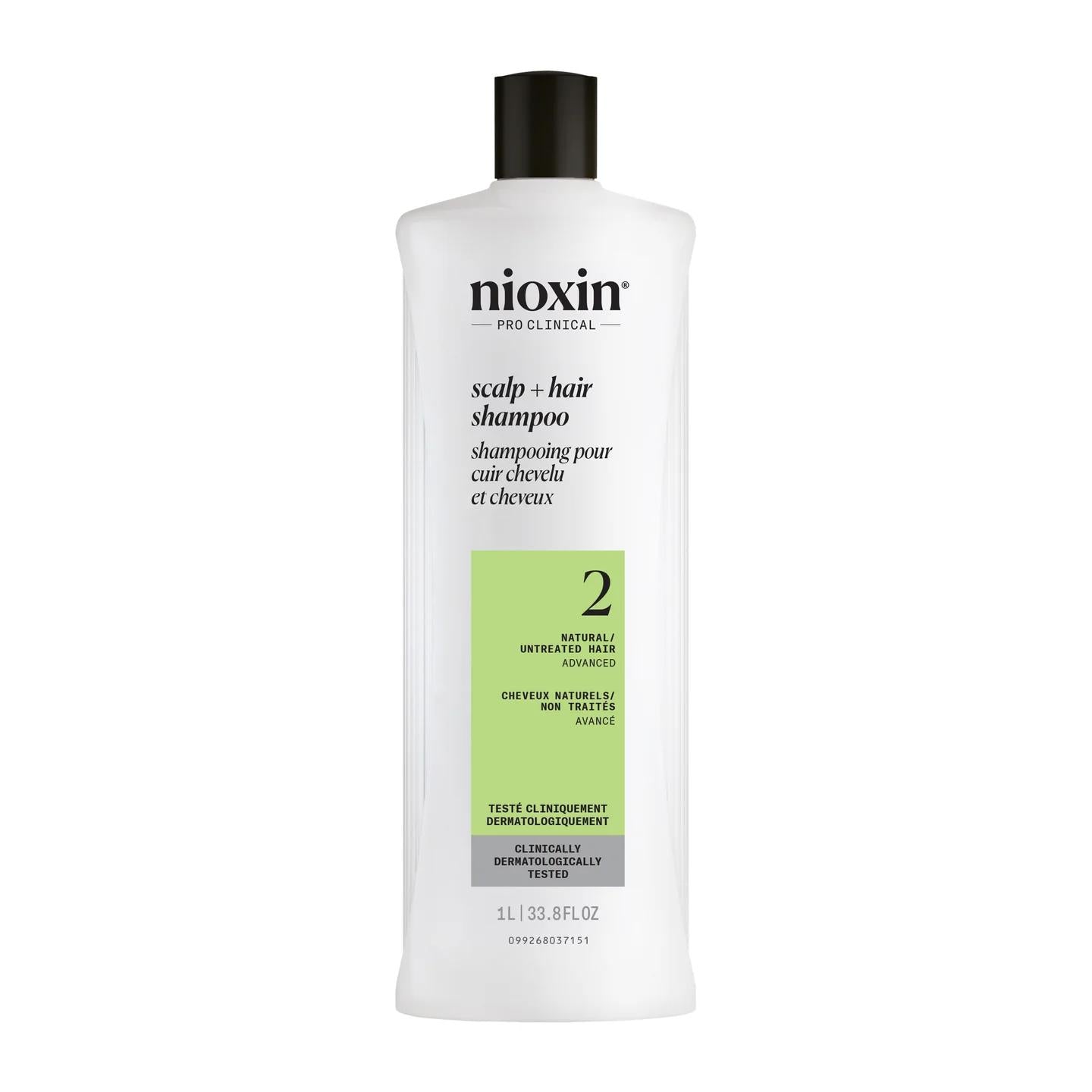 Nioxin - System 2 Cleanser Shampoo 33.8 oz - Hair at Beyond Polish