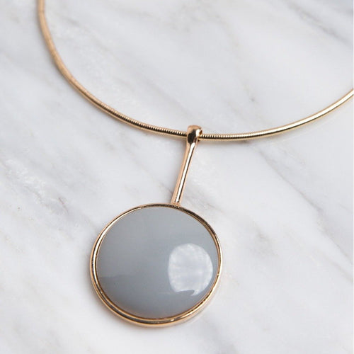 Nova Pendant Choker Necklace