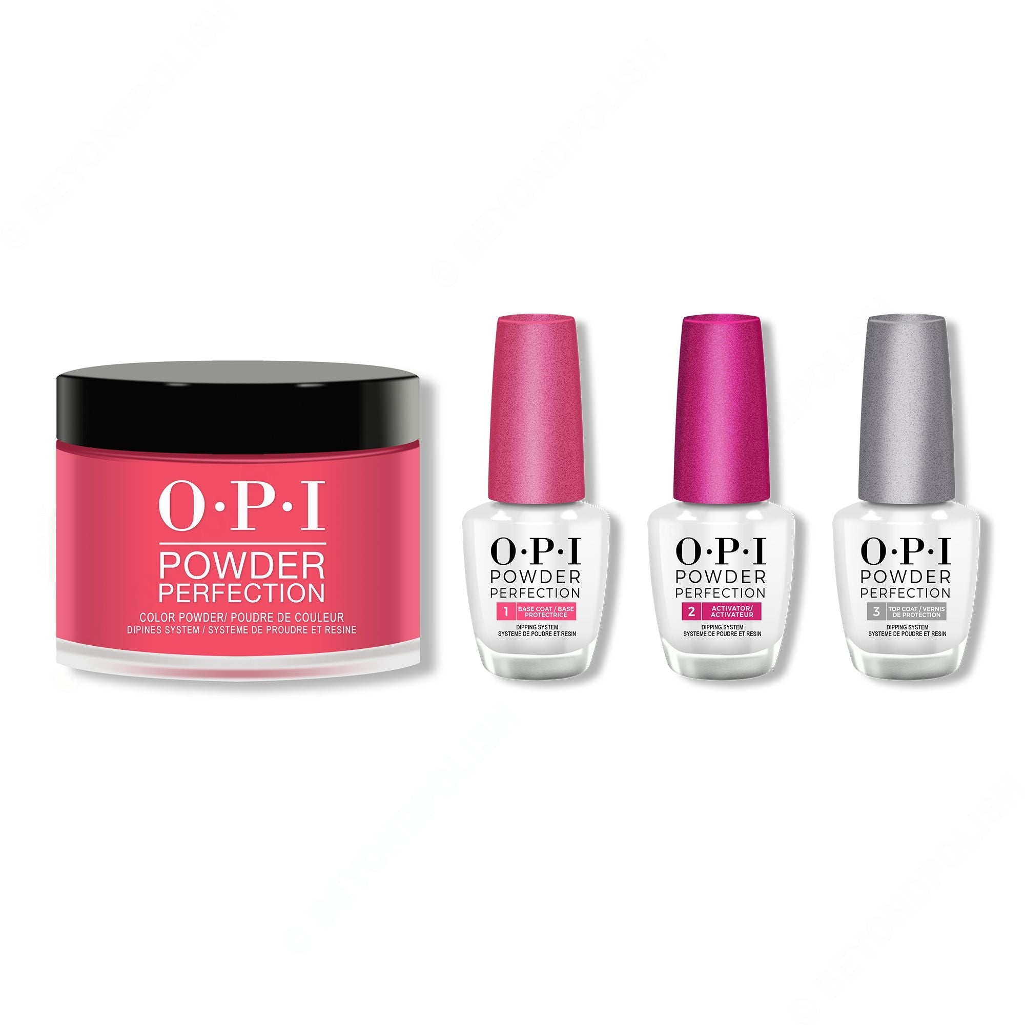 OPI - Dip Powder Combo - Liquid Set & OPI Red - Dipping Powder at Beyond Polish