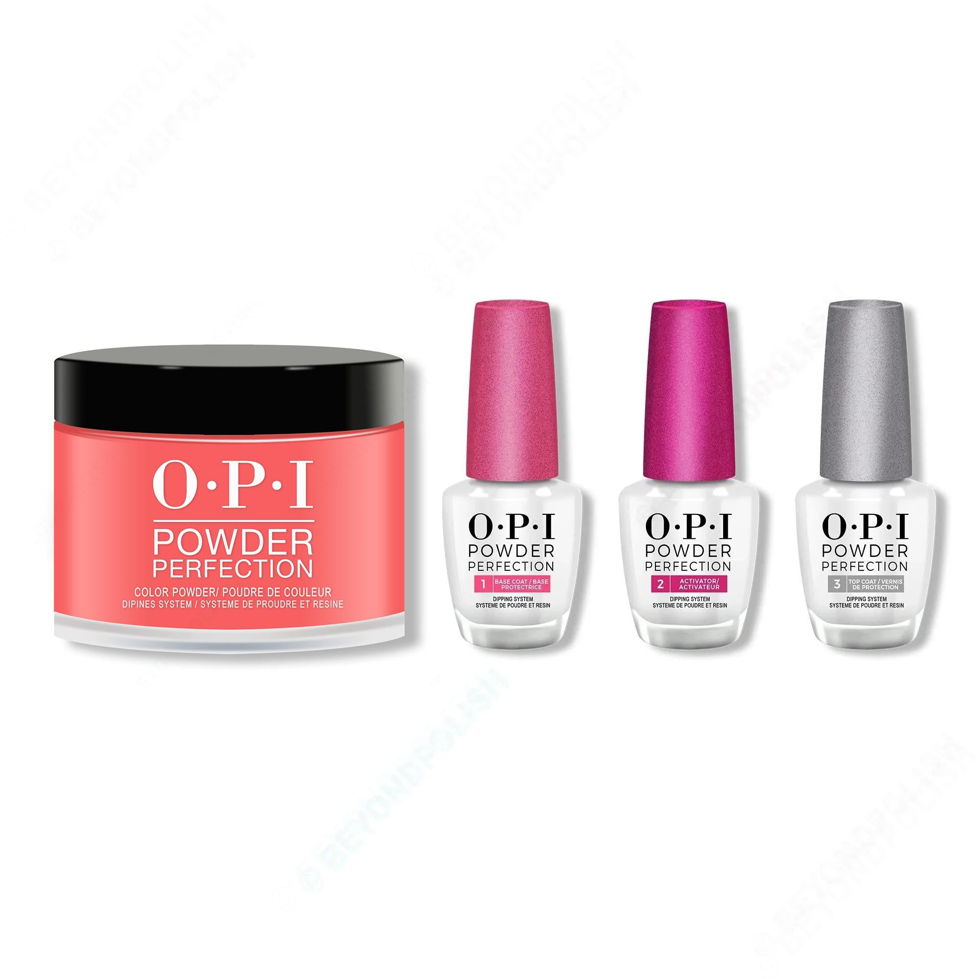 OPI - Dip Powder Combo - Liquid Set & Totally Red-ical - Dipping Powder at Beyond Polish