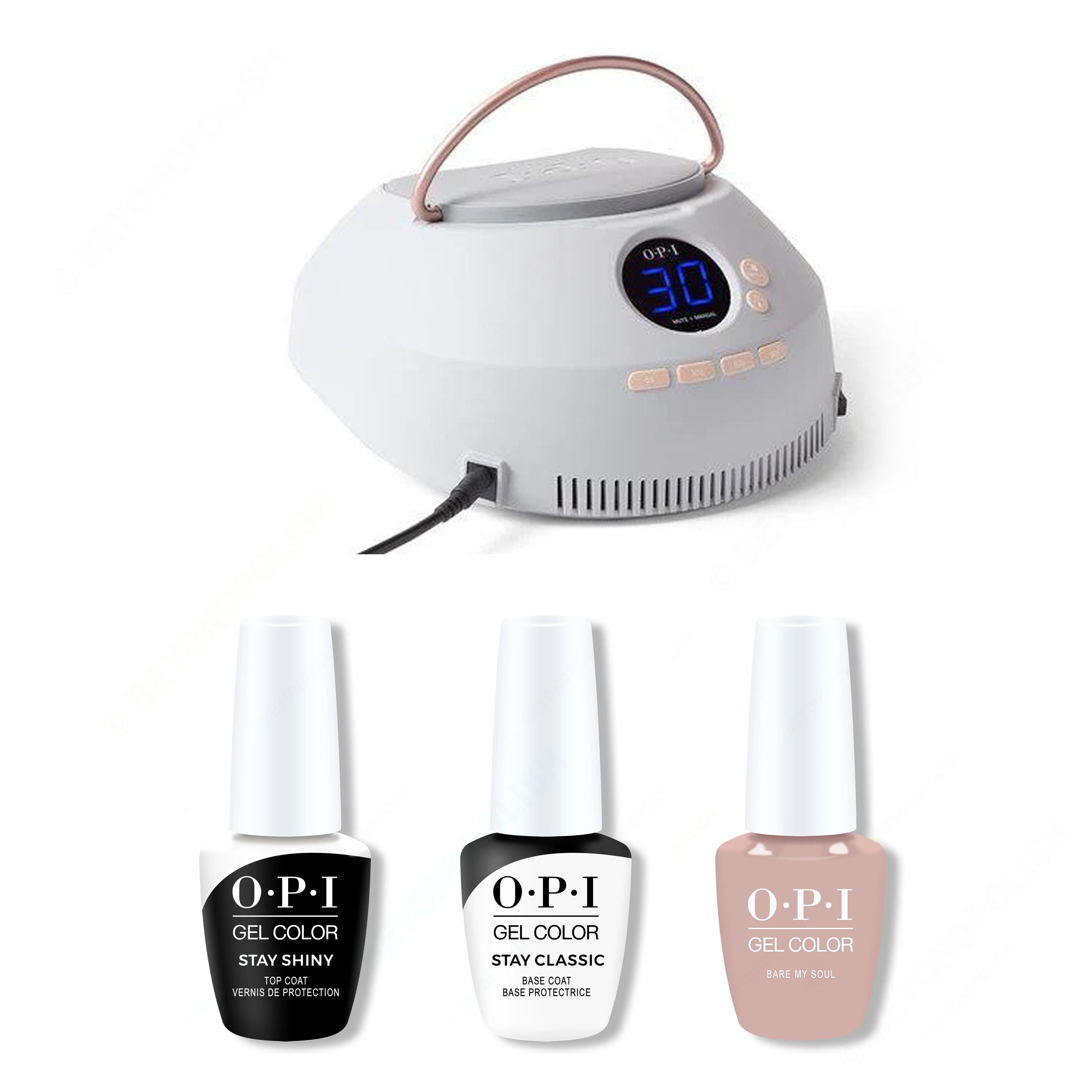 OPI - Gel Basic Kit & Bare My Soul - Gel Polish at Beyond Polish