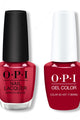 OPI - Gel & Lacquer Combo - Color So Hot It Berns - Gel & Lacquer Polish at Beyond Polish
