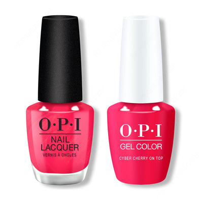 OPI - Gel & Lacquer Combo - Cyber Cherry on Top - Gel & Lacquer Polish at Beyond Polish