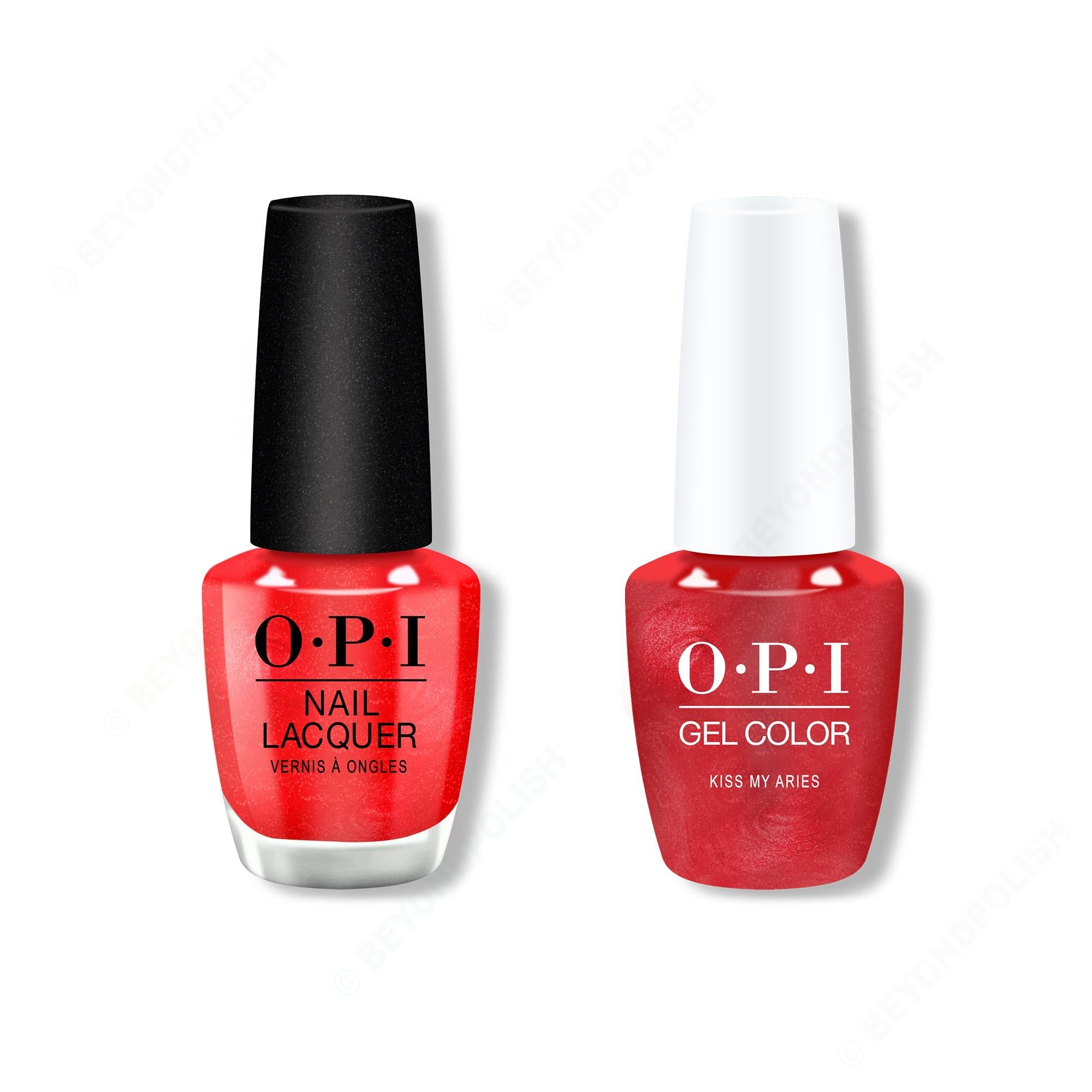 OPI - Gel & Lacquer Combo - Kiss My Aries - Gel & Lacquer Polish at Beyond Polish