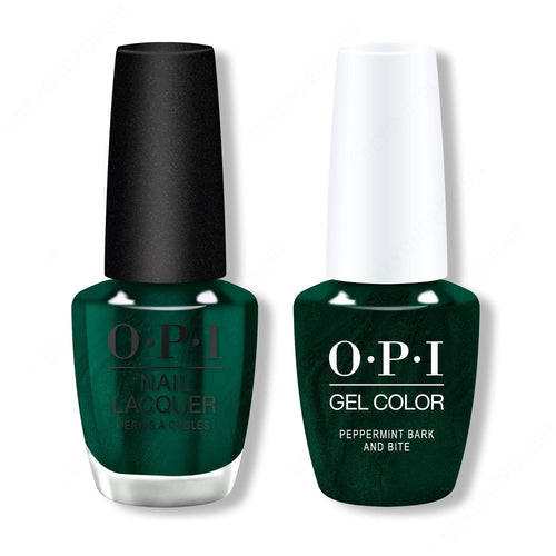 OPI - Gel & Lacquer Combo - Peppermint Bark and Bite