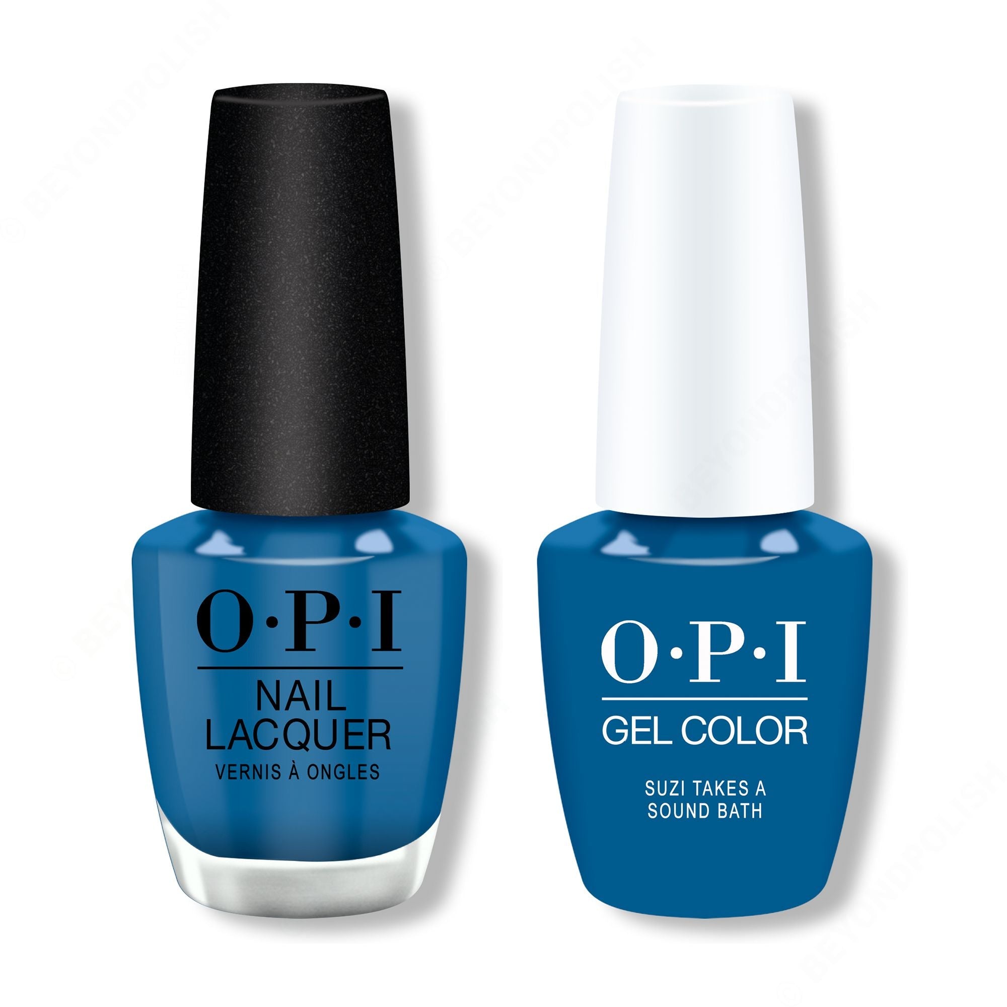 OPI - Gel & Lacquer Combo - Suzi Takes A Sound Bath - Blue Gel