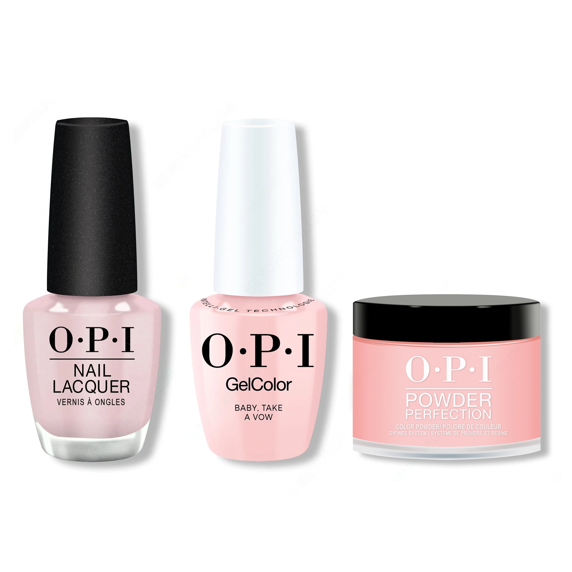 OPI - Gel, Lacquer & Dip Combo - Baby, Take a Vow - Gel, Lacquer & Dip at Beyond Polish