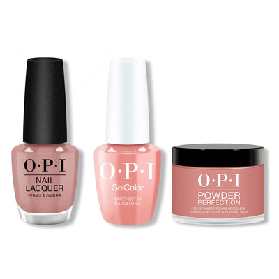 OPI - Gel, Lacquer & Dip Combo - Barefoot in Barcelona - Gel, Lacquer & Dip at Beyond Polish
