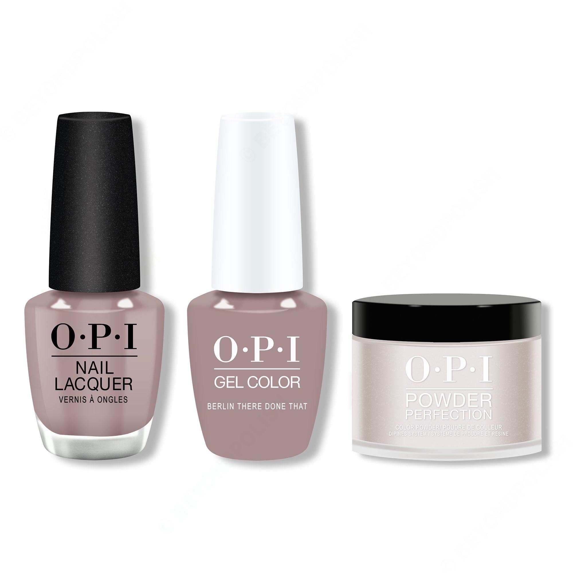 OPI - Gel, Lacquer & Dip Combo - Berlin There Done That - Gel, Lacquer & Dip at Beyond Polish