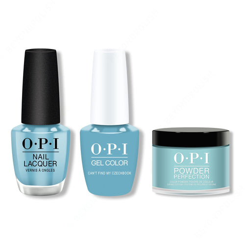 OPI - Gel, Lacquer & Dip Combo - Can't find my Czechbook