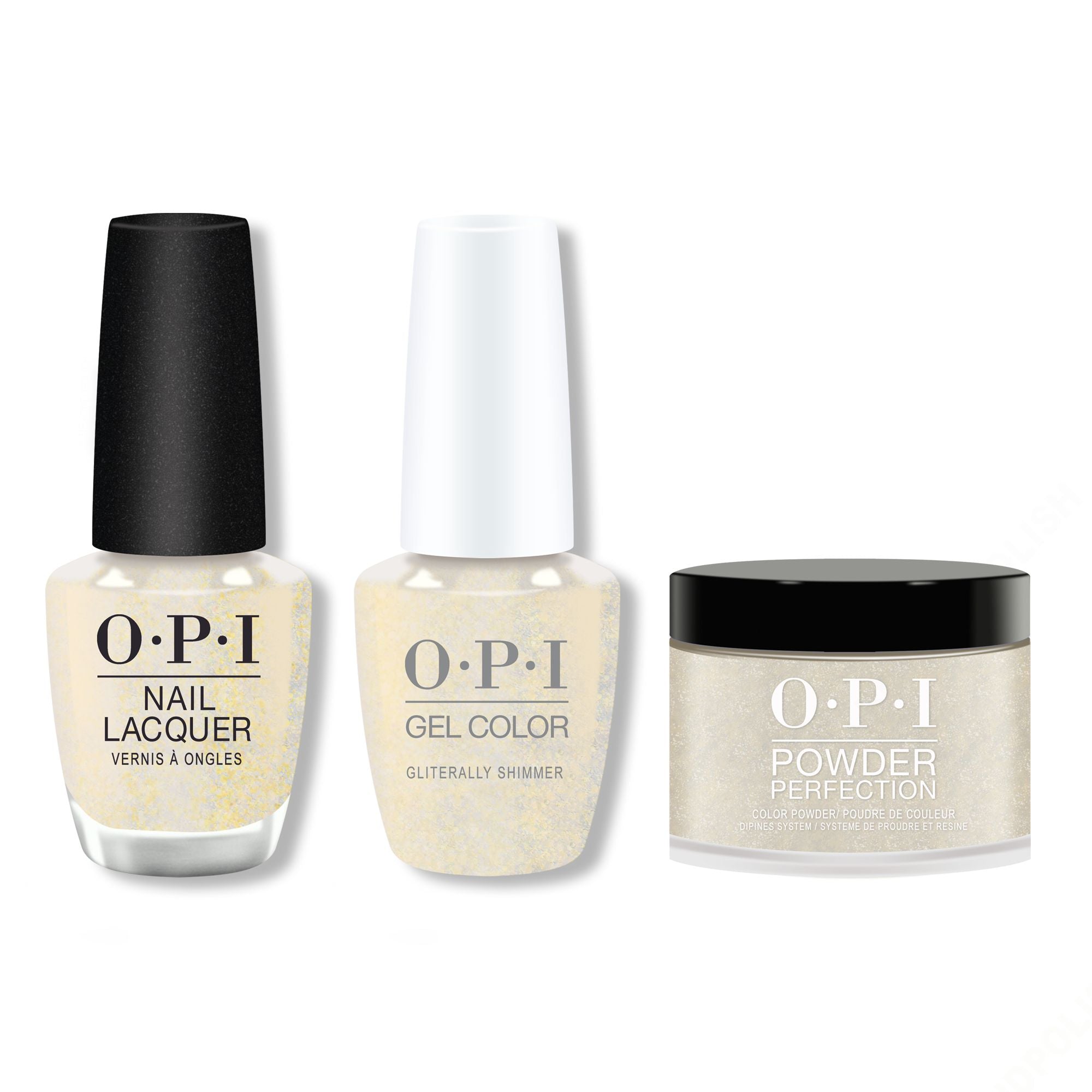 OPI - Gel, Lacquer & Dip Combo - Gliterally Shimmer - Gel, Lacquer & Dip at Beyond Polish