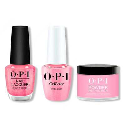 OPI - Gel, Lacquer & Dip Combo - Pixel Dust - Gel, Lacquer & Dip at Beyond Polish