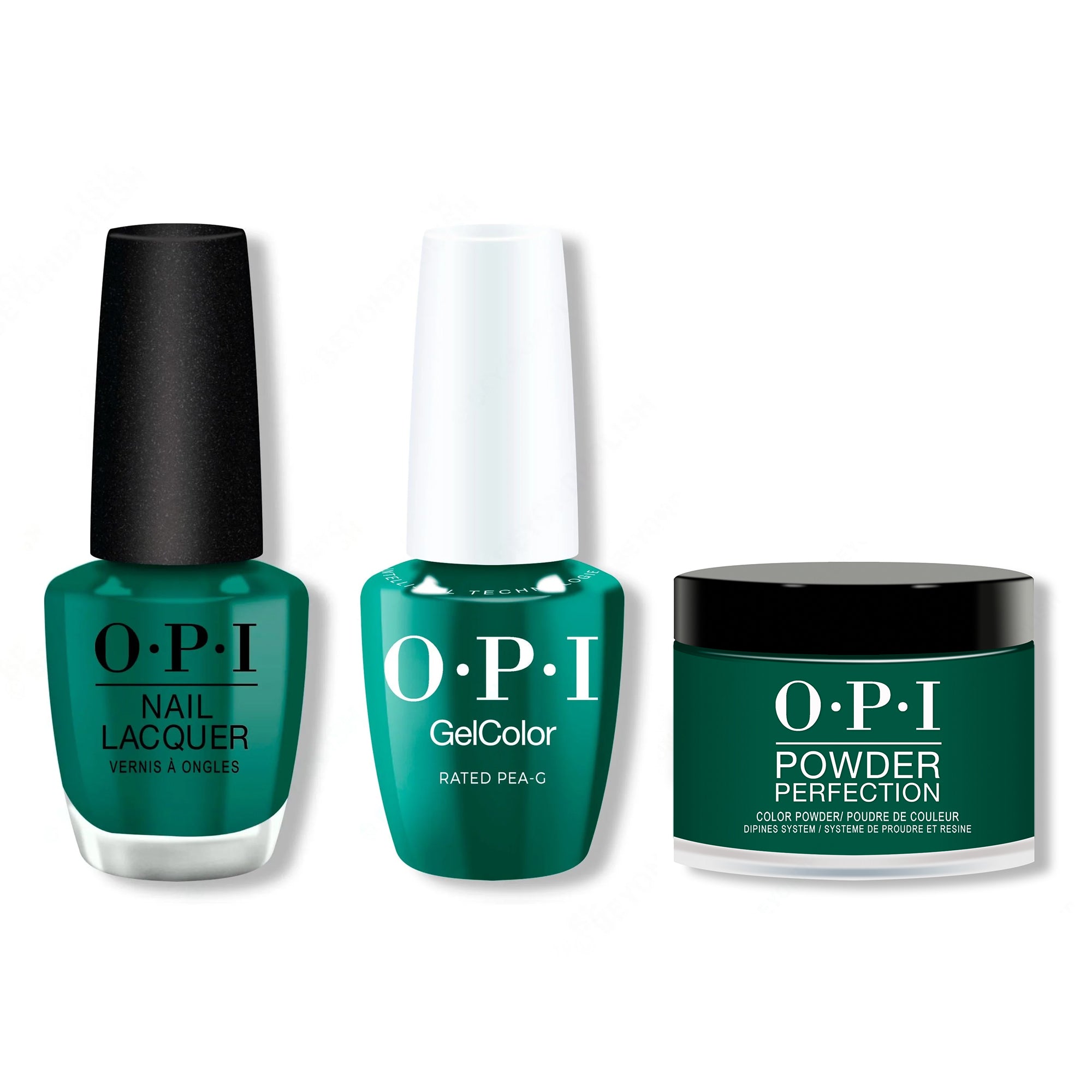 OPI - Gel, Lacquer & Dip Combo - Rated Pea-G - Gel, Lacquer & Dip at Beyond Polish