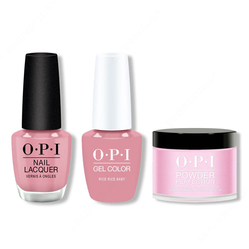 OPI - Gel, Lacquer & Dip Combo - Rice Rice Baby