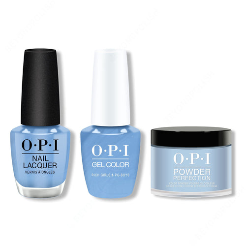 OPI - Gel, Lacquer & Dip Combo - Rich Girls & Po-Boys