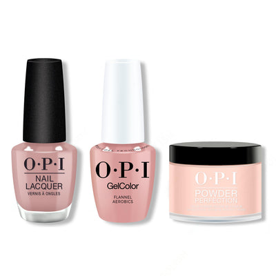 OPI - Gel, Lacquer & Dip Intelli-Gel Combo - Flannel Aerobics - Gel, Lacquer & Dip at Beyond Polish
