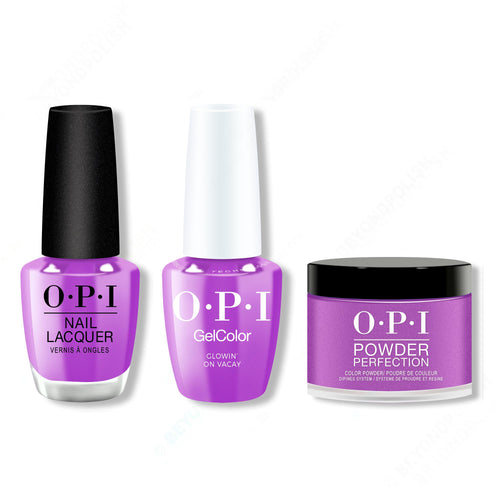 OPI - Gel, Lacquer & Dip Intelli-Gel Combo - Glowin' on Vacay