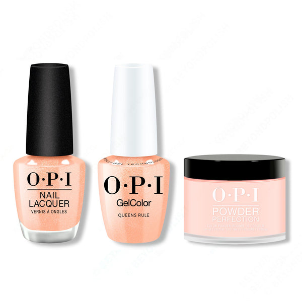 OPI GELCOLOR 5本セット　H3 OPI Queens Rule Gel, Lacquer & Dip Combo | Beyond Polish