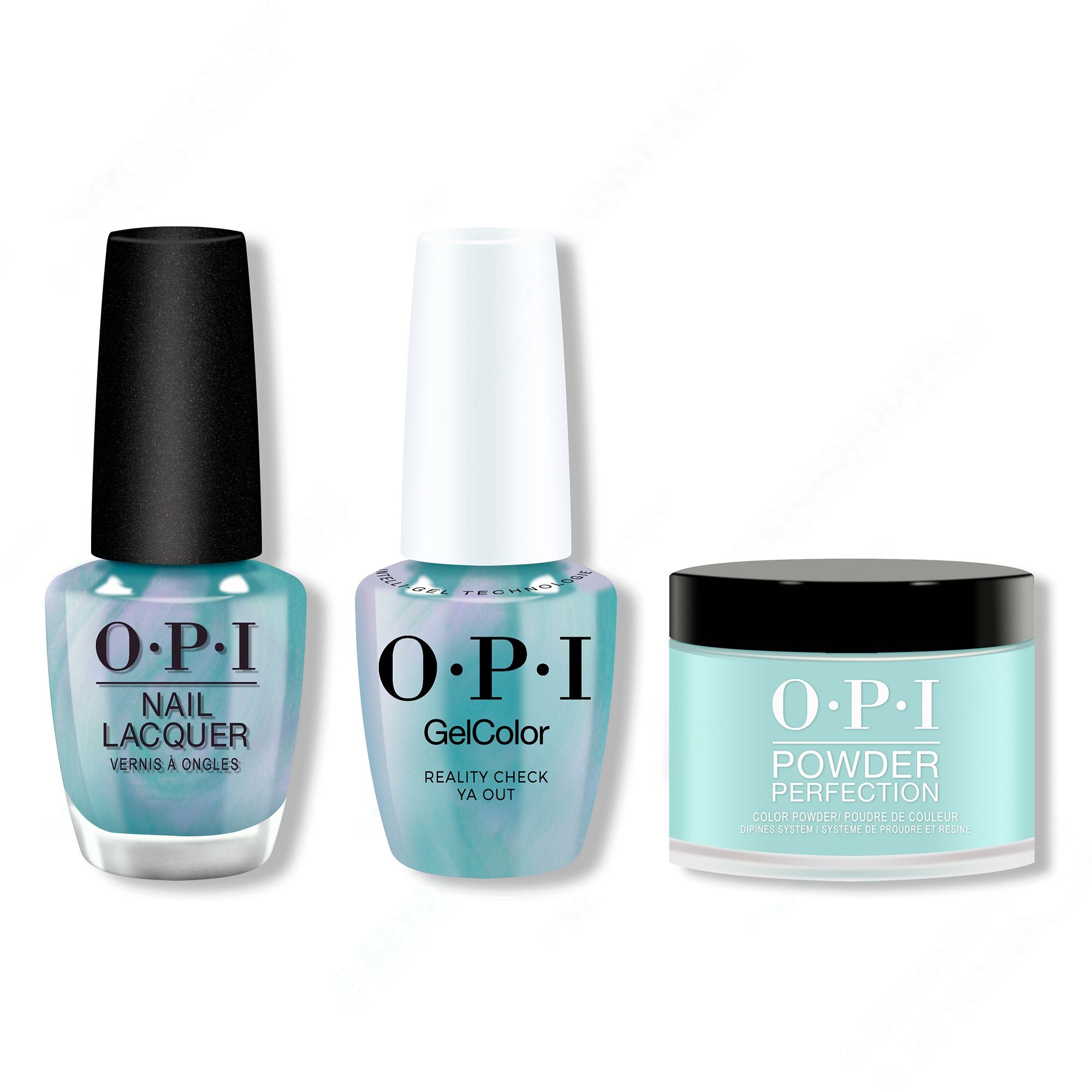 OPI - Gel, Lacquer & Dip Intelli-Gel Combo - Reality Check Ya Out - Gel, Lacquer & Dip at Beyond Polish