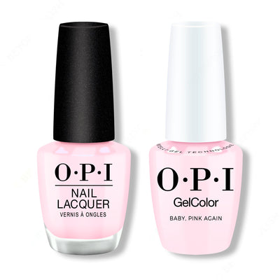 OPI - Gel & Lacquer Intelli-Gel Combo - Baby, Pink Again - Gel & Lacquer Polish at Beyond Polish