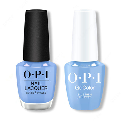 OPI - Gel & Lacquer Intelli-Gel Combo - Blue Them All Away - Gel & Lacquer Polish at Beyond Polish