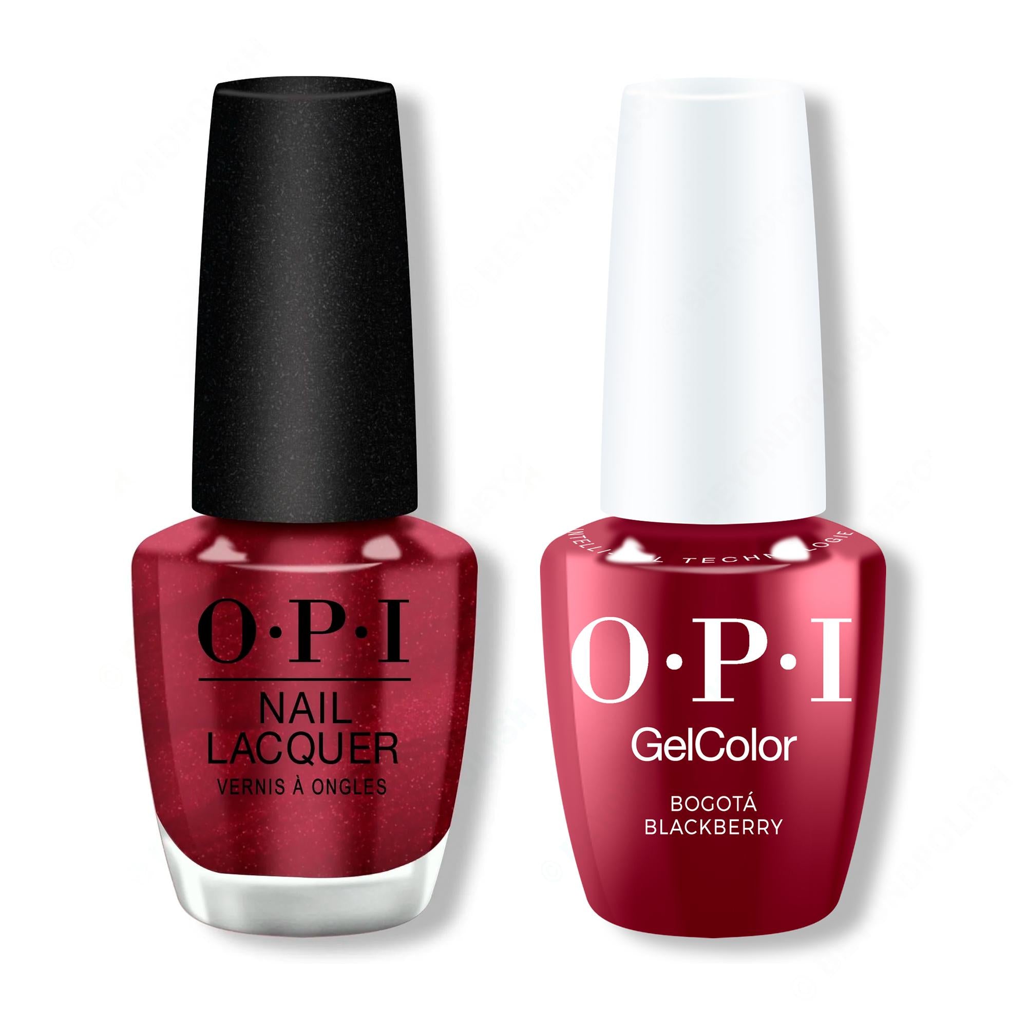 OPI - Gel & Lacquer Intelli-Gel Combo - Bogota Blackberry 0.5 Oz - Gel Polish at Beyond Polish