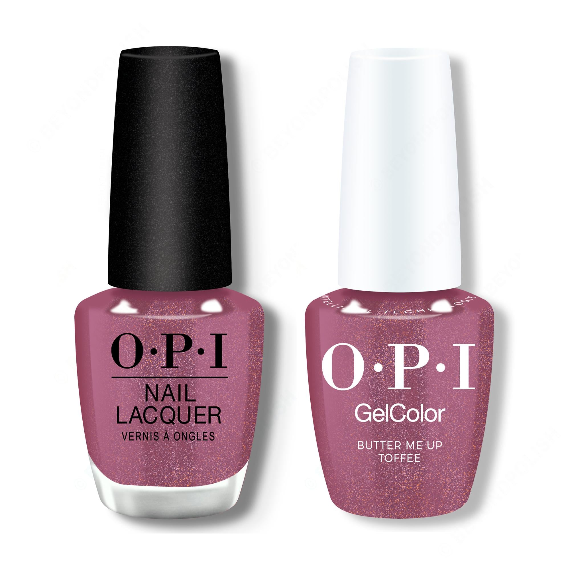 OPI - Gel & Lacquer Intelli-Gel Combo - Butter Me Up Toffee - Gel & Lacquer Polish at Beyond Polish