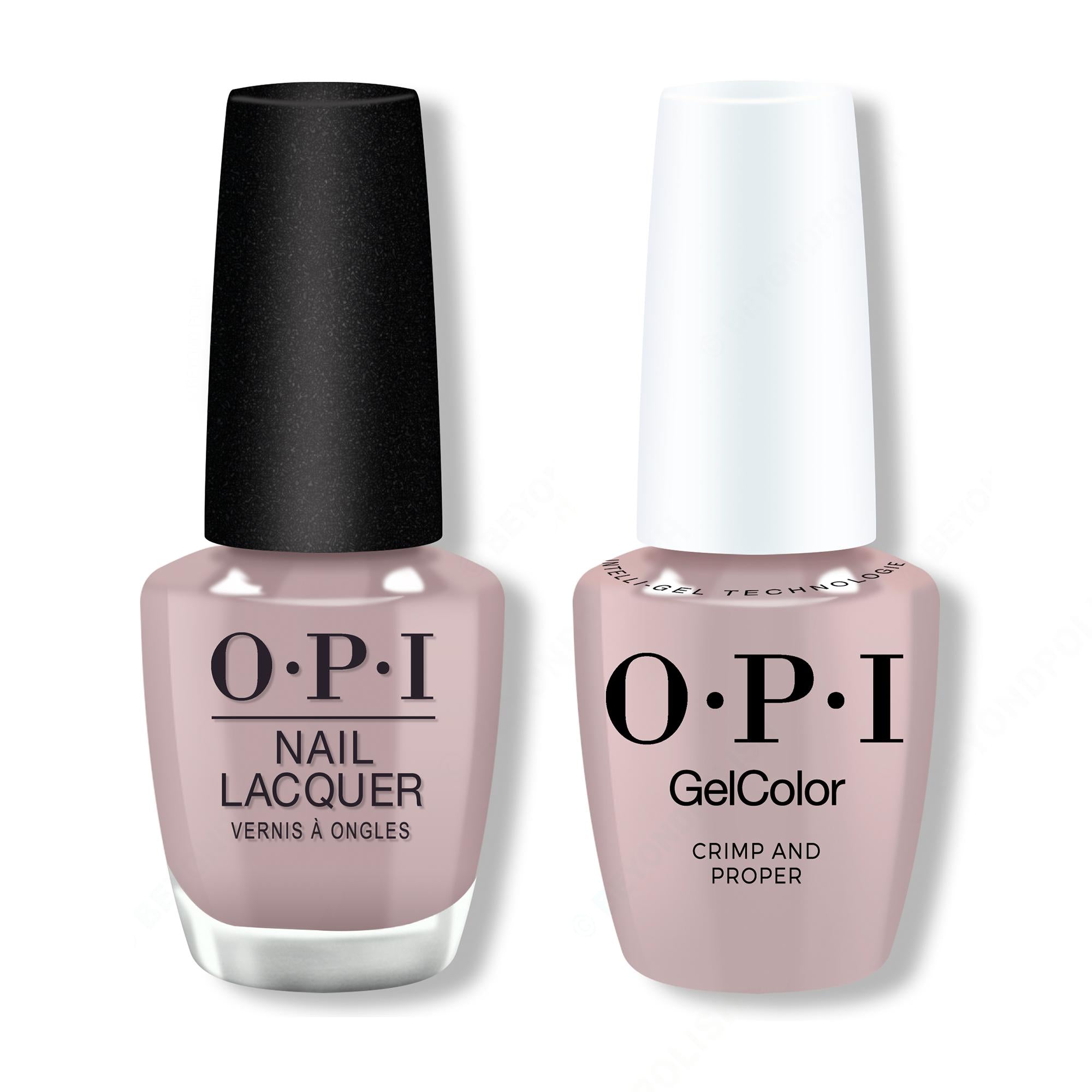 OPI - Gel & Lacquer Intelli-Gel Combo - Crimp and Proper - Gel & Lacquer Polish at Beyond Polish