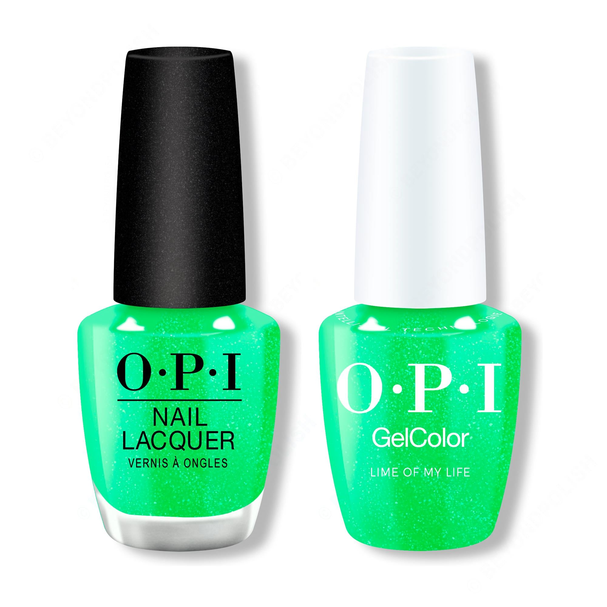 OPI - Gel & Lacquer Intelli-Gel Combo - Lime of My Life - Gel & Lacquer Polish at Beyond Polish