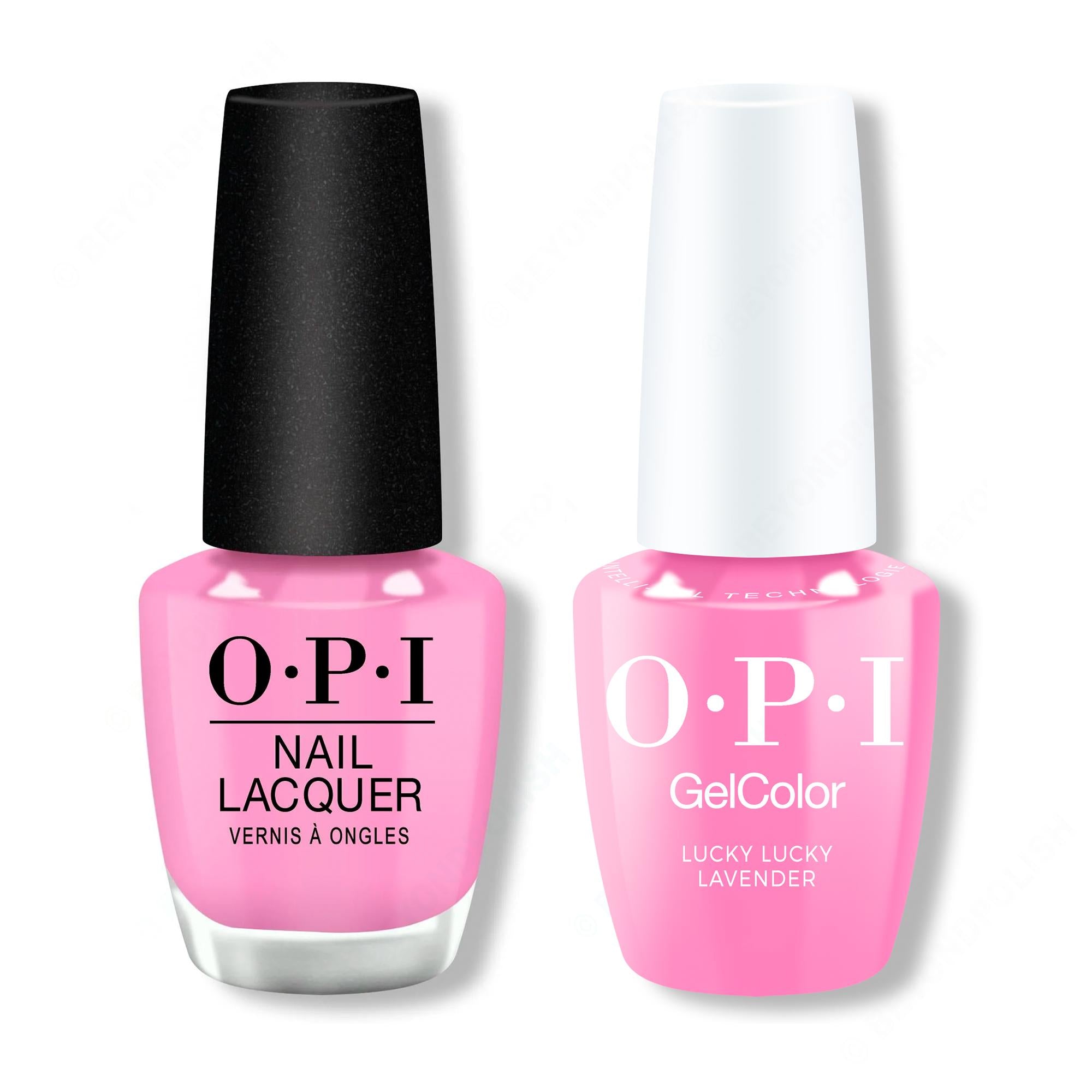 OPI - Gel & Lacquer Intelli-Gel Combo - Lucky Lucky Lavender 0.5 Oz - Gel Polish at Beyond Polish