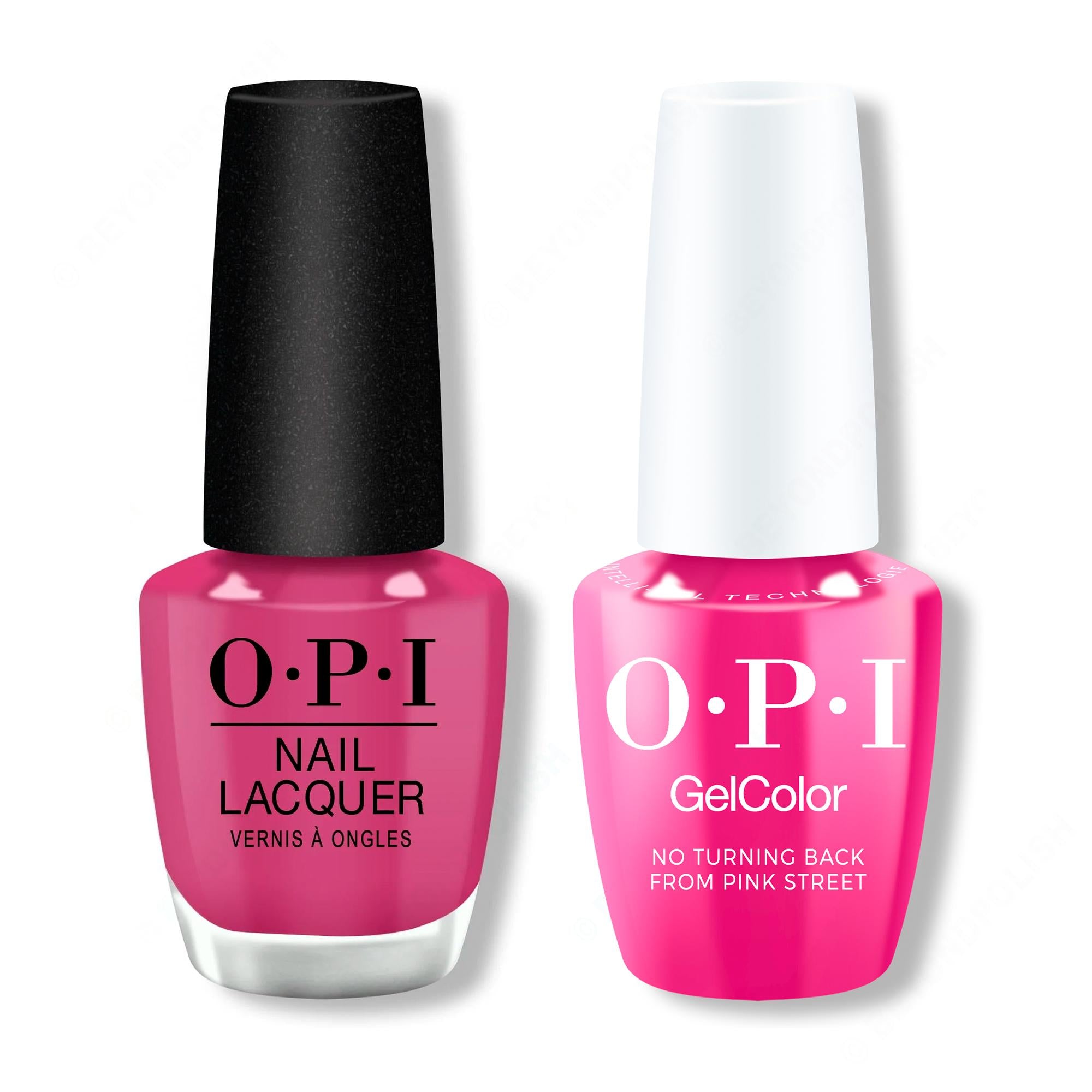 OPI - Gel & Lacquer Intelli-Gel Combo - No Turning Back From Pink Street 0.5 Oz - Gel Polish at Beyond Polish