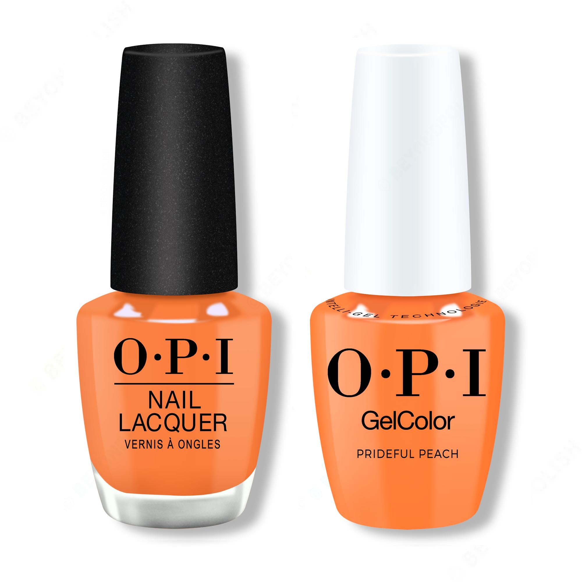 OPI - Gel & Lacquer Intelli-Gel Combo - Prideful Peach - Gel & Lacquer Polish at Beyond Polish