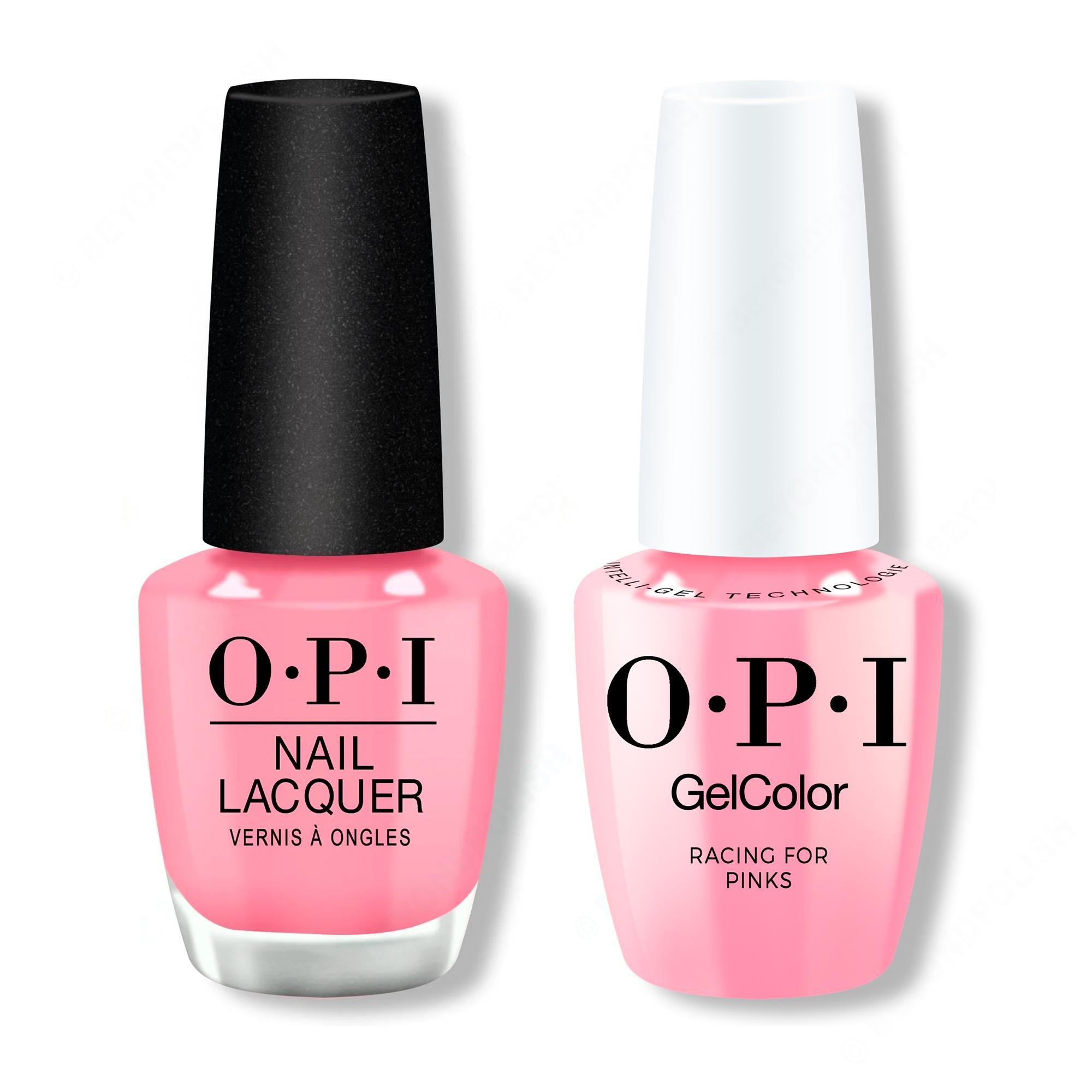 OPI - Gel & Lacquer Intelli-Gel Combo - Racing For Pinks 0.5 Oz - Gel Polish at Beyond Polish