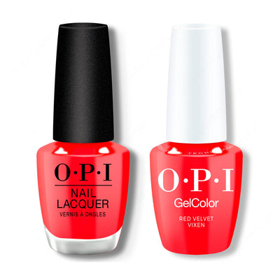 OPI - Gel & Lacquer Intelli-Gel Combo - Red Velvet Vixen - Gel & Lacquer Polish at Beyond Polish