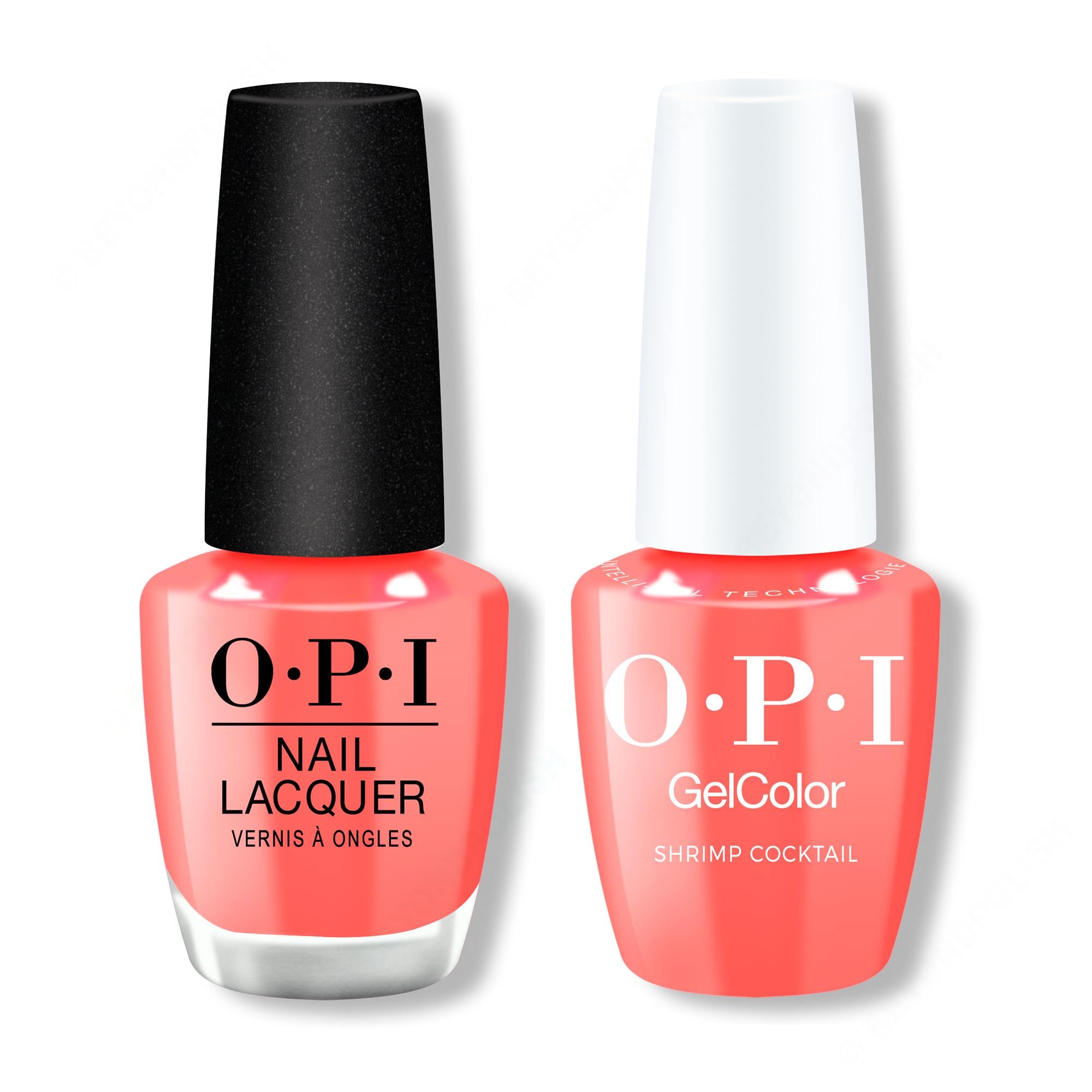 OPI - Gel & Lacquer Intelli-Gel Combo - Shrimp Cocktail - OPIcons Spring 2026 - Gel & Lacquer Polish at Beyond Polish