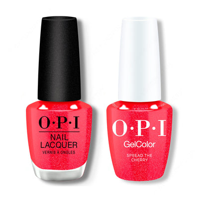 OPI - Gel & Lacquer Intelli-Gel Combo - Spread the Cherry - Gel & Lacquer Polish at Beyond Polish