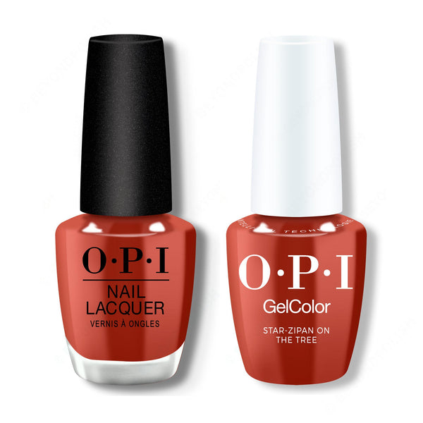 OPI Star-zipan on the Tree - Brown Gel & Lacquer Polish - HPS08