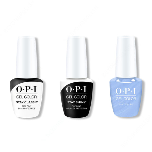 OPI GelColor Combo - Stay Classic Base, Shiny Top & Can't CTRL Me