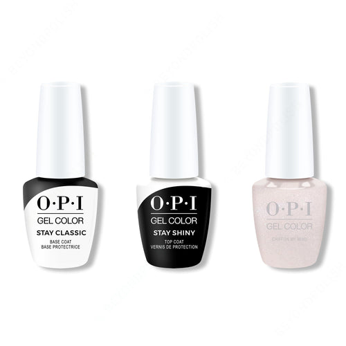 OPI GelColor Combo - Stay Classic Base, Shiny Top & Chiffon My Mind