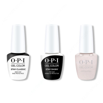 OPI GelColor Combo - Stay Classic Base, Shiny Top & Chiffon My Mind - Gel Polish at Beyond Polish