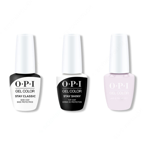 OPI GelColor Combo - Stay Classic Base, Shiny Top & Hue Is The Artist?