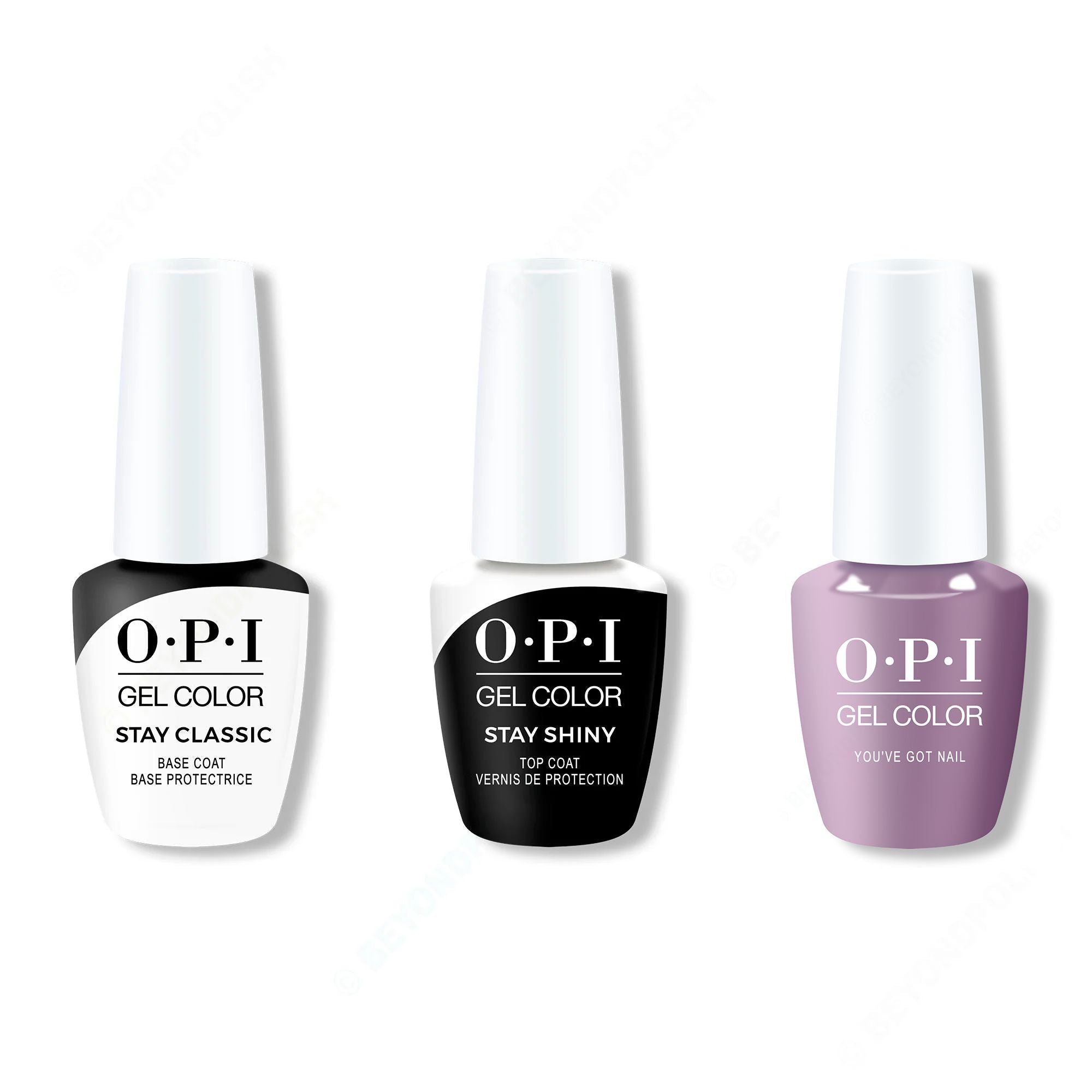 OPI GelColor Combo - Stay Classic Base, Shiny Top & You’ve Got Nail - Gel Polish at Beyond Polish