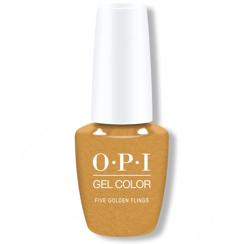 OPI GelColor - Five Golden Flings 0.5 oz - #GCHPQ02