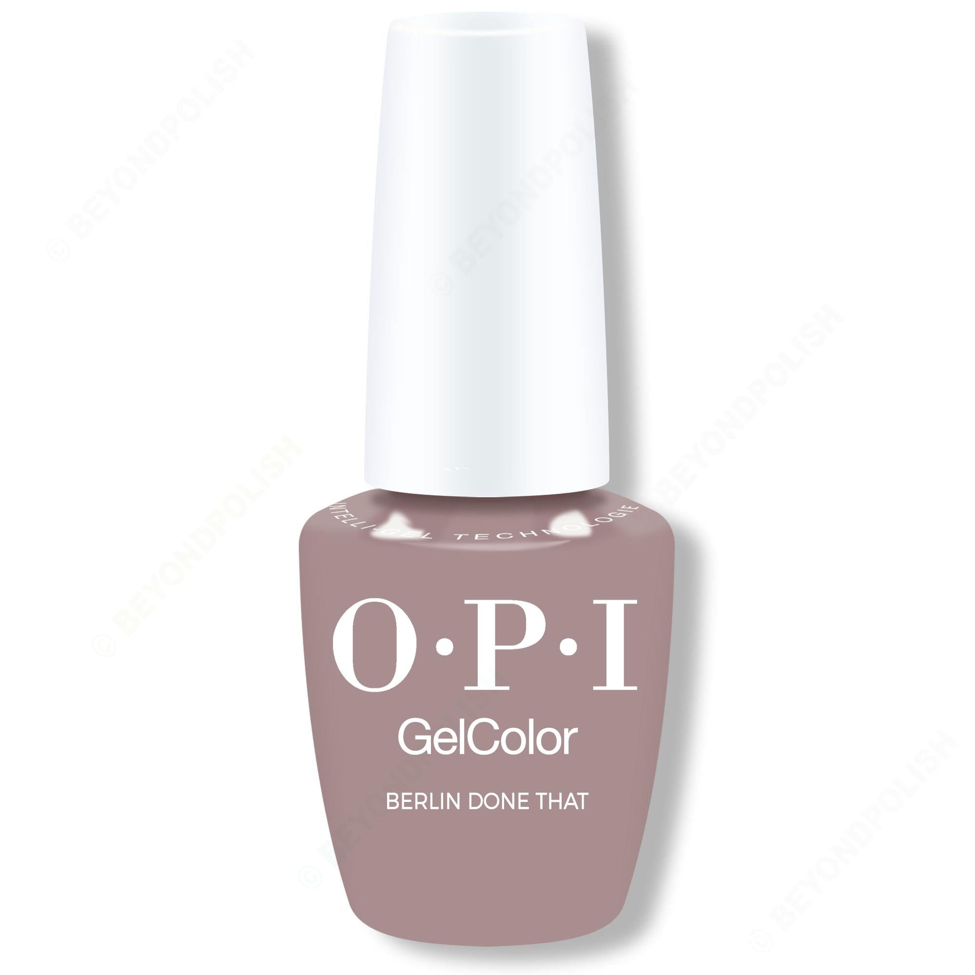 OPI GelColor Intelli-Gel - Berlin Done That 0.5 oz - Gel Polish at Beyond Polish