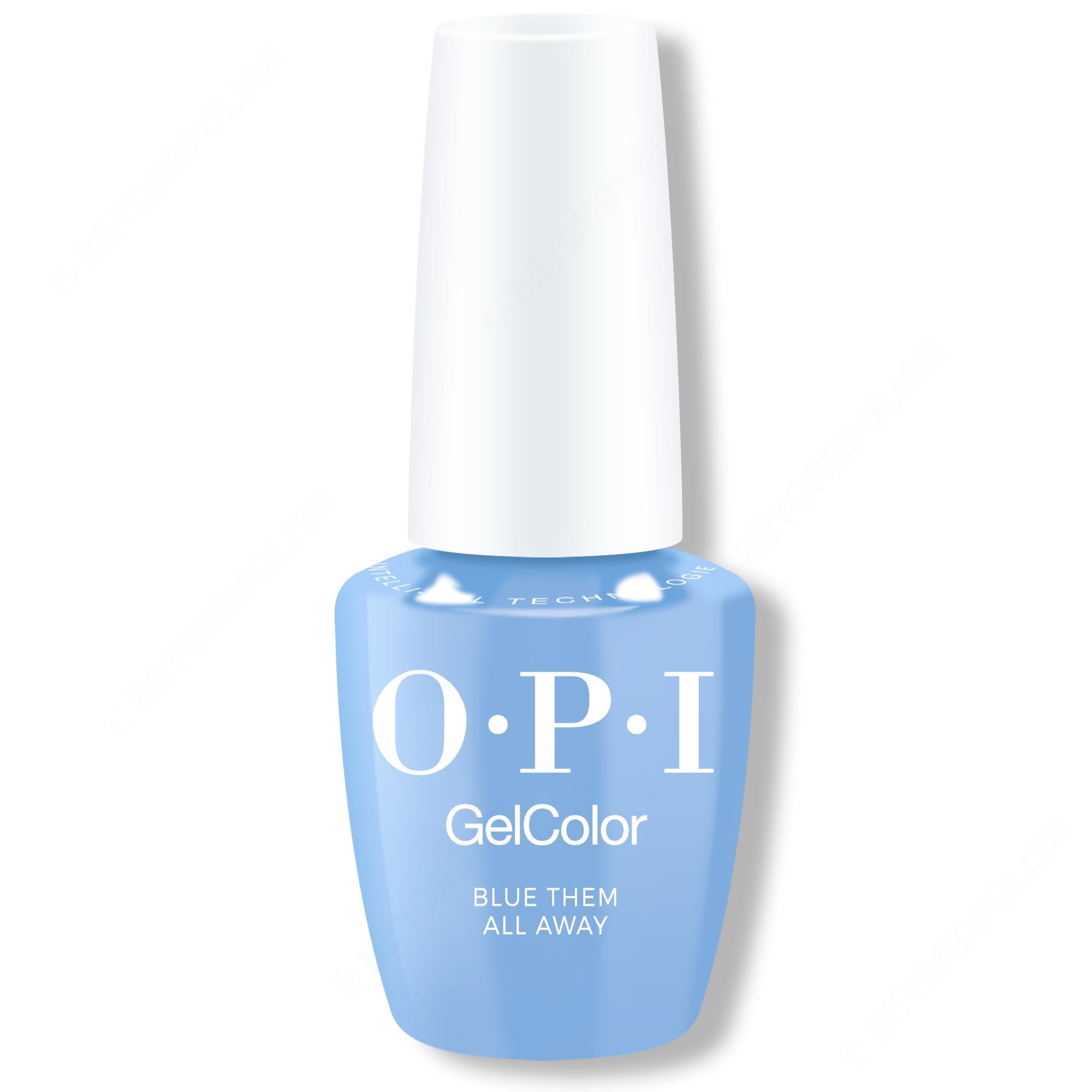 OPI GelColor Intelli-Gel - Blue Them All Away 0.5 oz - Gel Polish at Beyond Polish