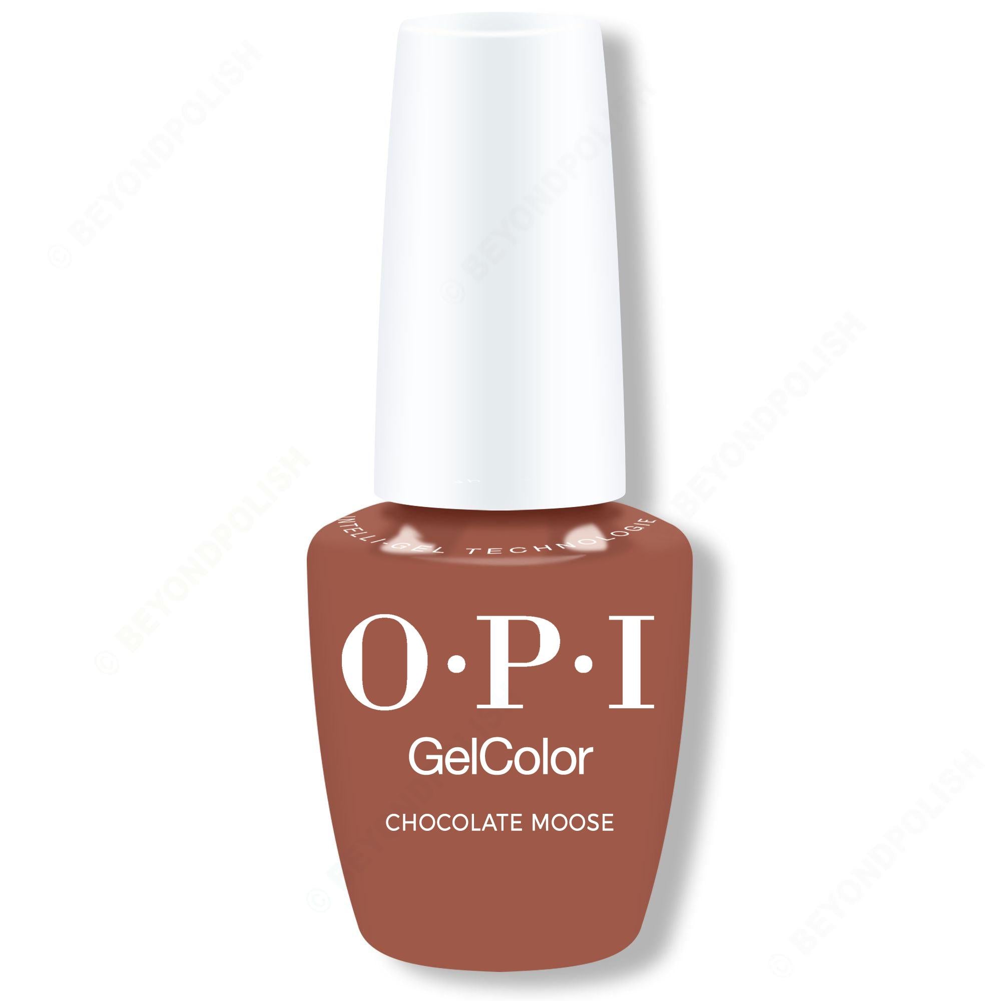 OPI GelColor Intelli-Gel - Chocolate Moose 0.5 oz - Gel Polish at Beyond Polish