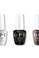OPI GelColor Intelli-Gel Combo - Super Base Coat, Super Gloss Top Coat & Brown To Earth - Gel Polish at Beyond Polish