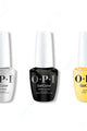 OPI GelColor Intelli-Gel Combo - Super Base Coat, Super Gloss Top Coat & Daffodil Duck Walk - Gel Polish at Beyond Polish
