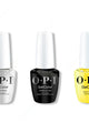 OPI GelColor Intelli-Gel Combo - Super Base Coat, Super Gloss Top Coat & Paintin' on Sunshine! - Gel Polish at Beyond Polish